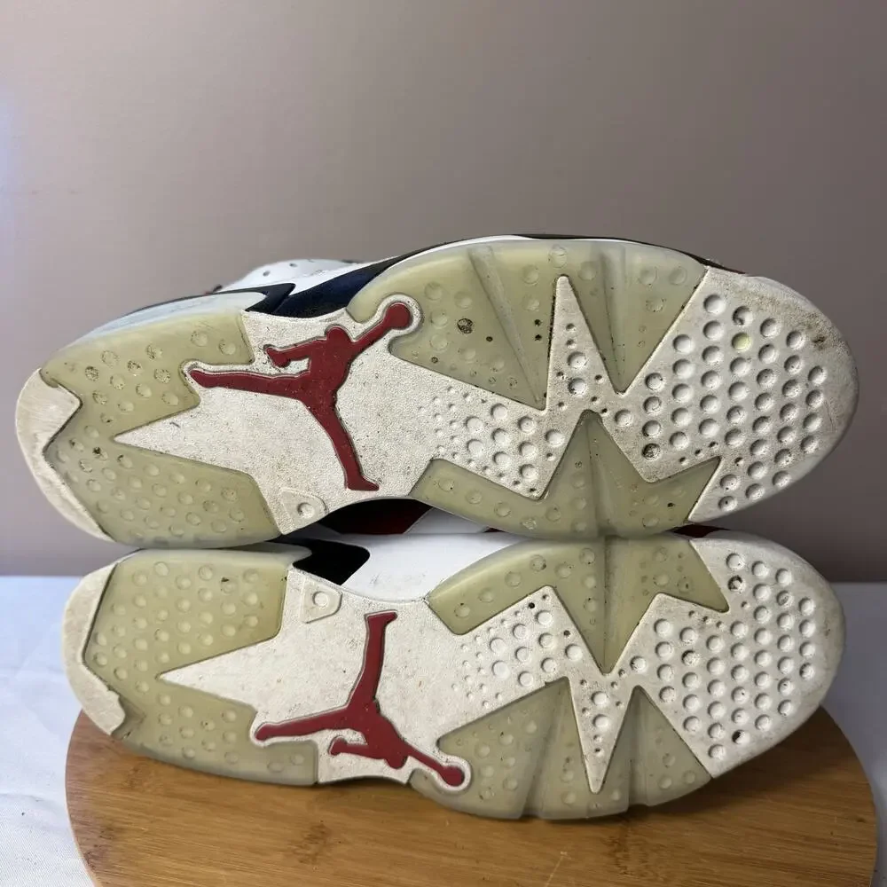 Air Jordan 6 Carmine White Red, 2021, Size 11.5, CT8529-106